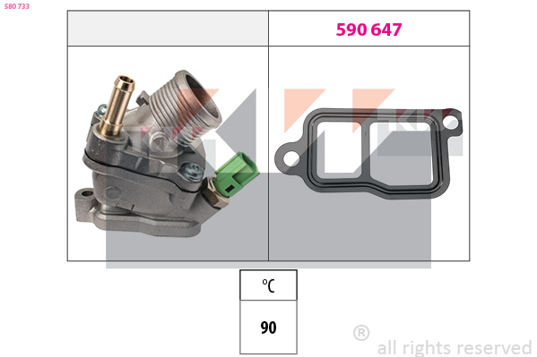 KW Termosztát házzal 580733_KW